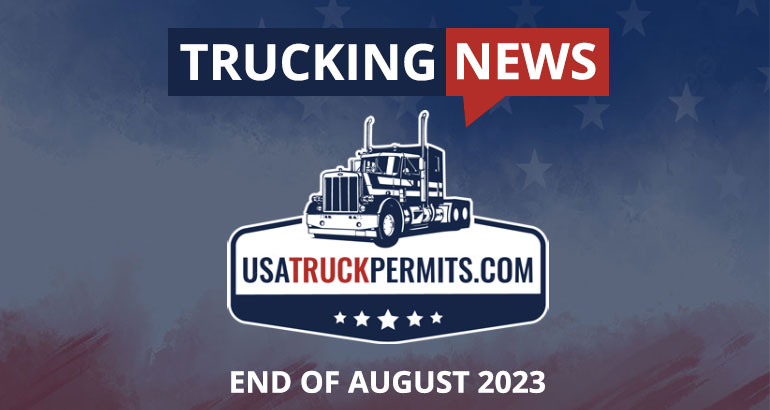 End of August 2023 Freight Market Update and News